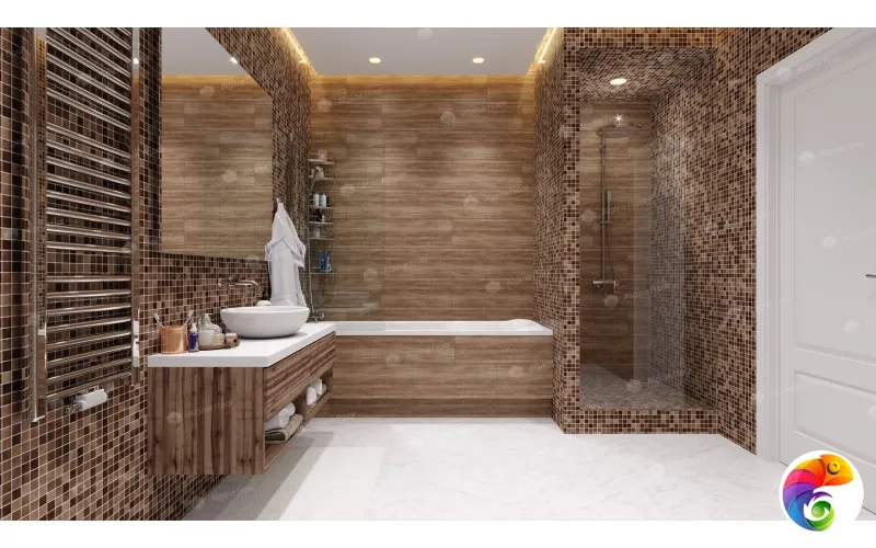 LVT плитка Дымчатый лес ECO 8-1