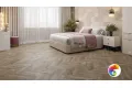 LVT плитка  Дуб Натуральный Отбеленный Chevron ECO 20-3