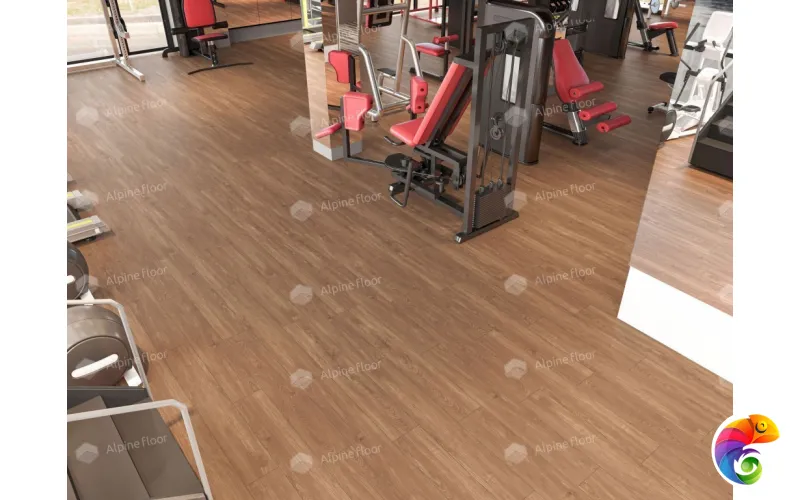 LVT ламинат Секвойя Темная ЕСО 6-12 LVT