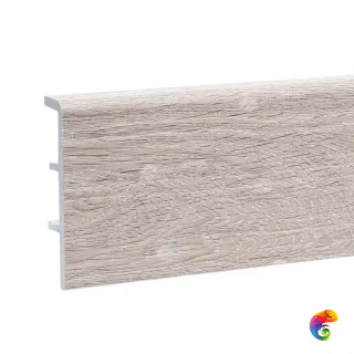 Напольный Плинтус Rico Concept 80 Дуб Латте