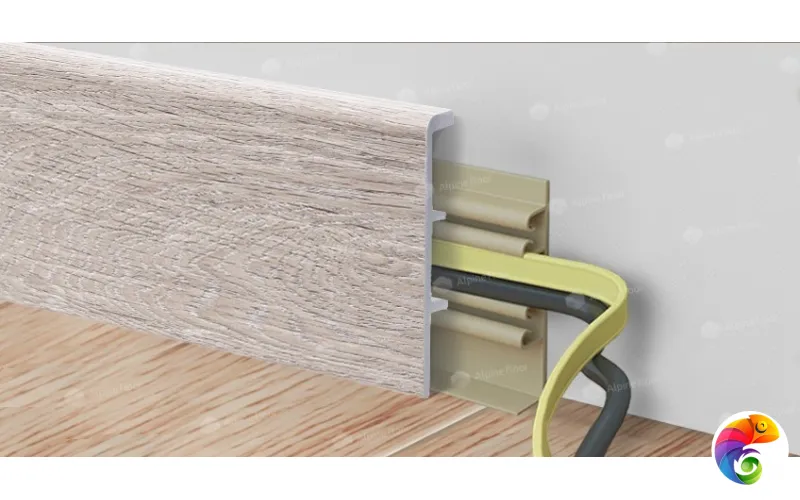 Напольный Плинтус Rico Concept 80 Дуб Латте