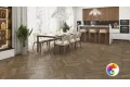 LVT плитка  Дуб Насыщенный Chevron ECO 20-4