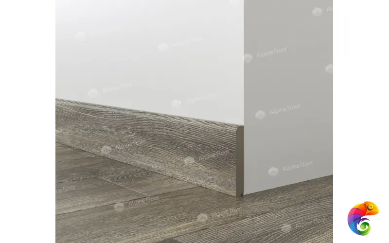 Напольный плинтус Parquet Light Венге Грей SK 13-8