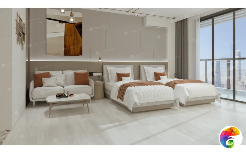 SPC ламинат Белый лес ECO 9-9 MC
