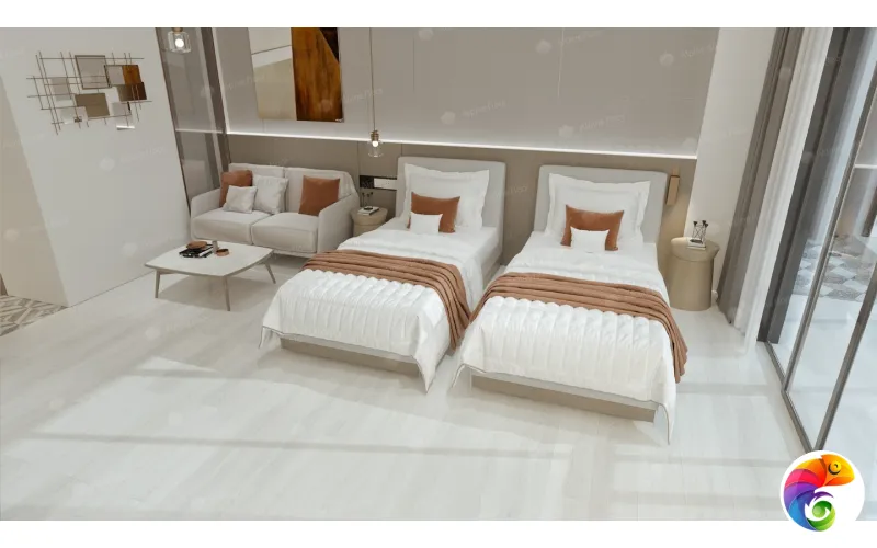 SPC ламинат Белый лес ECO 9-9 MC