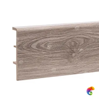 Напольный Плинтус Rico Concept 80 Дуб имбирь