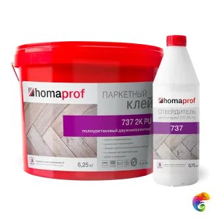 Клей HOMAPROF 737 2K PU - 6,25 кг