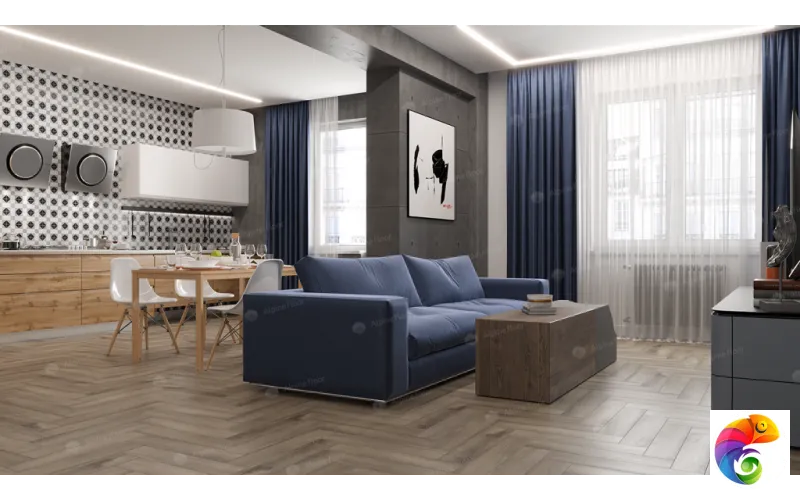 LVT плитка  Дуб Исида ECO 16-15