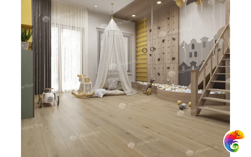 LVT плитка Дуб Миндальный ЕСО 5-27