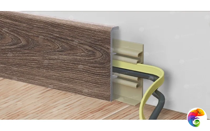 Напольный Плинтус Rico Concept 80 Дуб фисташковый