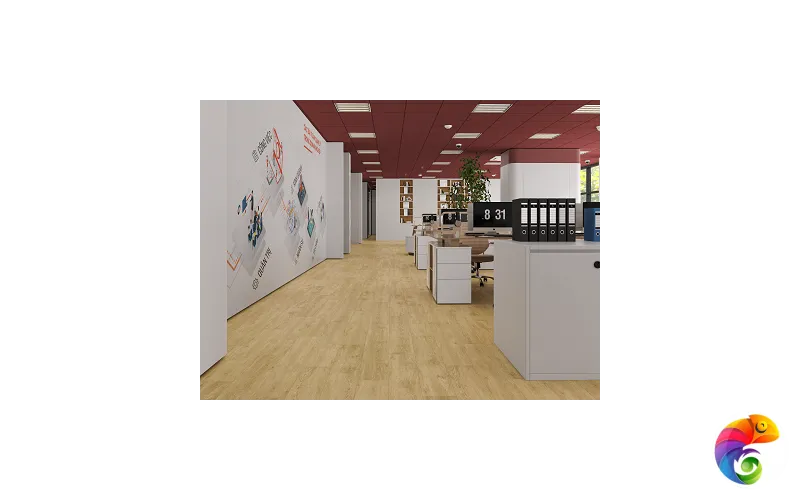 LVT плитка Дуб Ваниль Селект ECO 23-2