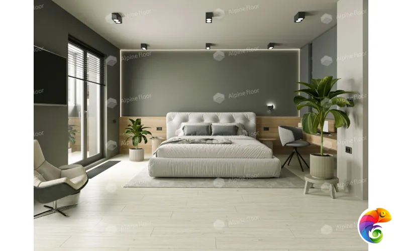 LVT ламинат Секвойя Медовая ЕСО 6-7 LVT
