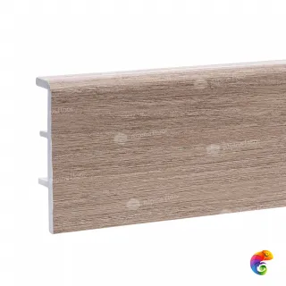 Напольный Плинтус Rico Concept 80 Вишня гамильтон