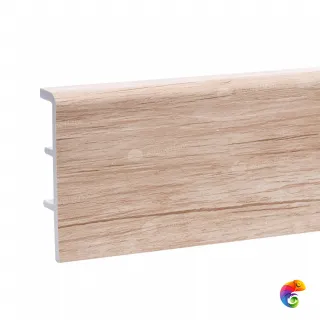 Напольный Плинтус Rico Concept 80 Секвойя кремовая