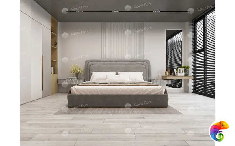 SPC ламинат Ясень Серый ECO 134-5 MC