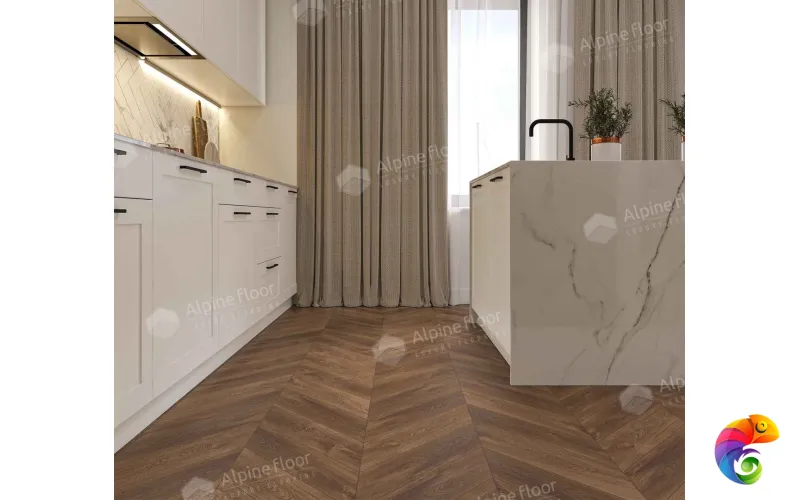 SPC ламинат Дуб Коричневый ECO 18-13 MC