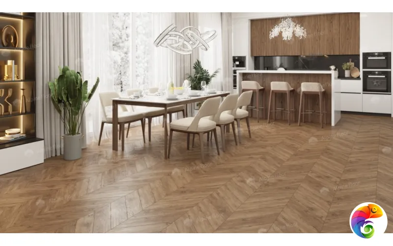 LVT плитка  Гевуина Chevron ECO 20-10