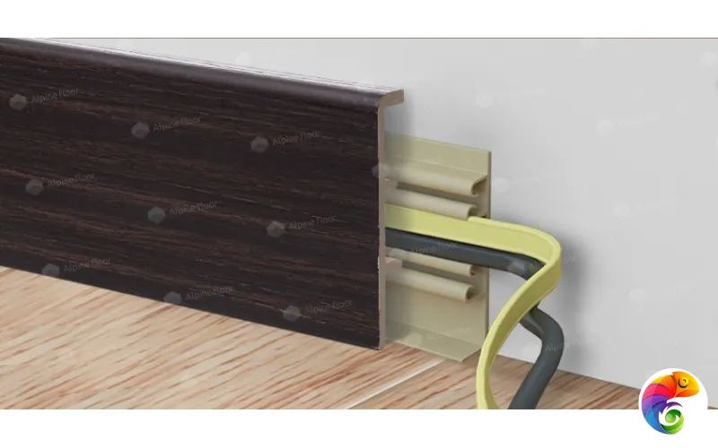 Напольный Плинтус Rico Concept 80 Венге Мали