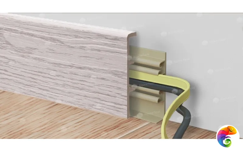 Напольный Плинтус Rico Concept 80 Ясень норд