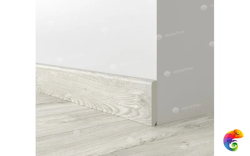 Напольный плинтус Parquet Light Снежный SK 13-11