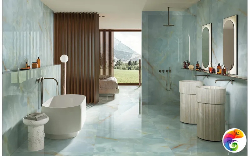 Напольная плитка GEMME 60X120 CIELO BRILLANTE 60x120 fRYD