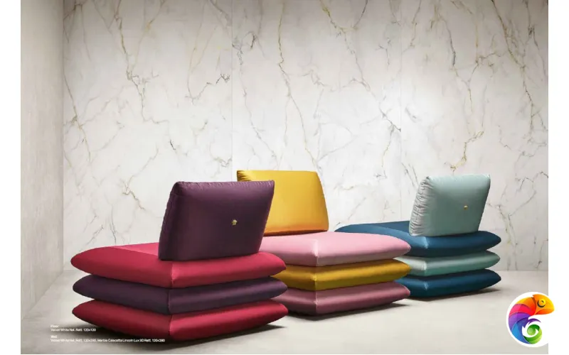 Напольная плитка Velvet White nat. 60x120 0020876