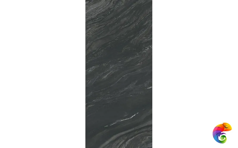 Настенная плитка Marvel Diva Black Tempest 120x278 - 6mm Silk 120x278 AX80