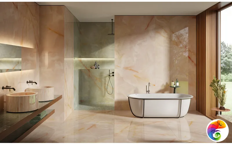 Настенная плитка GEMME 120X278 ROSA BRILLANTE 120x278 fRX4