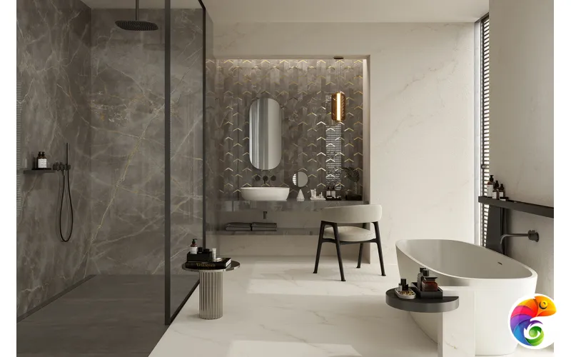 Напольная плитка Marvel Calacatta Sublime 60x120 Matt 60x120 AFWJ
