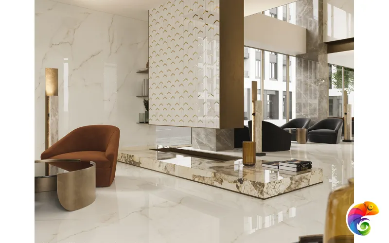 Напольная плитка Marvel Calacatta Sublime 60x120 Matt 60x120 AFWJ