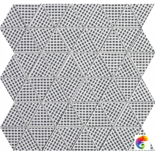 Pat Deco Blue Triangolo Mos. 30.5x30.5