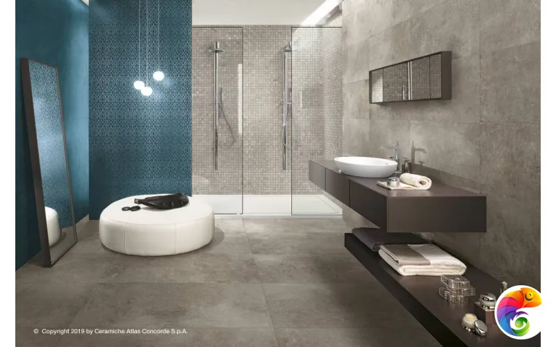 Напольная плитка Дрифт Дарк 60x120 Рет 60x120 610010001446