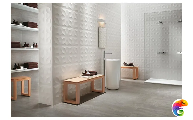 Декоративные элементы 3D Twist  White Matt 40x80 8DWM