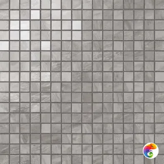 Marvel Bardiglio Grey Mosaico Lapp. 30x30