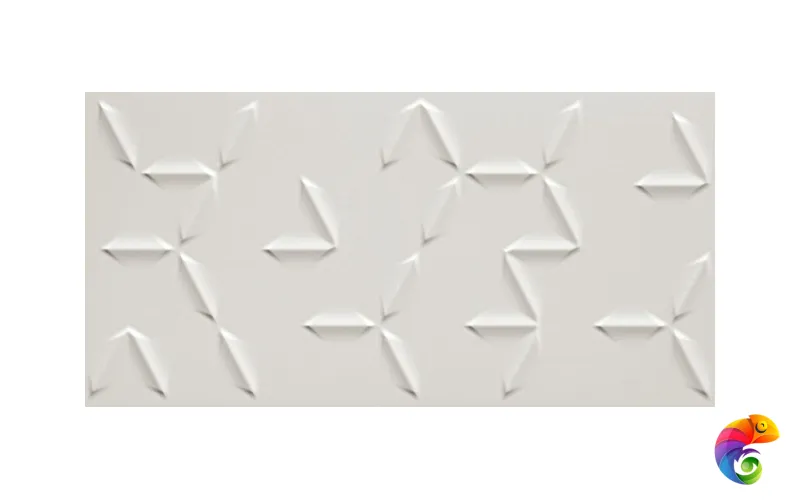 Декоративные элементы 3D Flake White Matt 40x80 8DWF