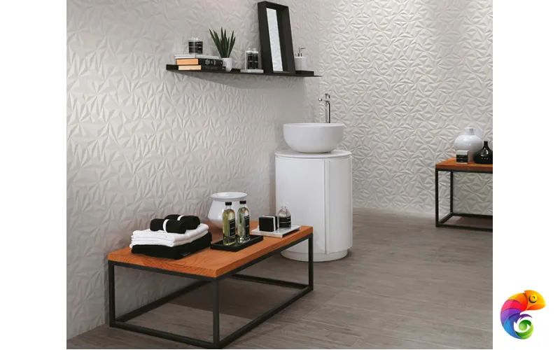 Декоративные элементы 3D Twist  White Matt 40x80 8DWM