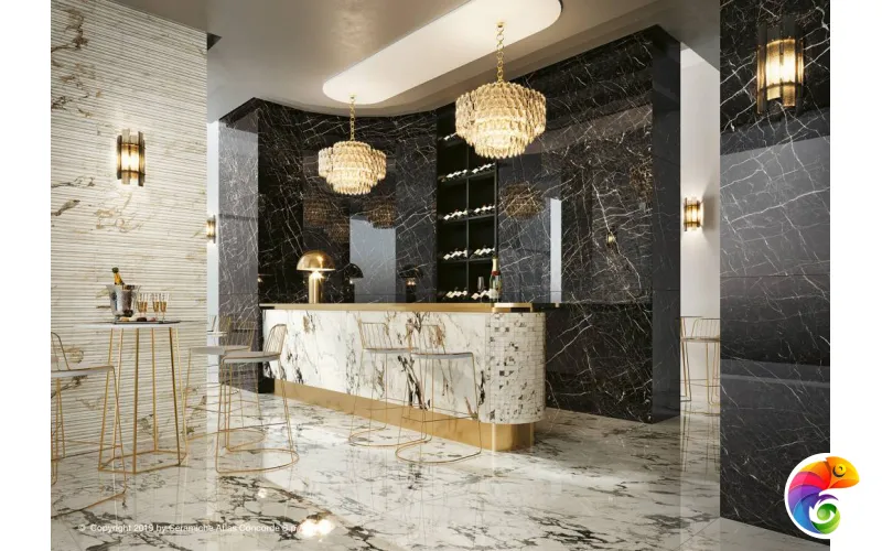 Напольная плитка Аллюр Империал Блек 80x160 80x160 610010001844