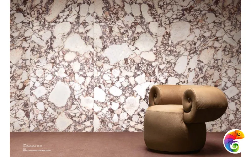 Настенная плитка Velvet Beige nat. 120x280 0020861