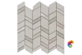 Мозаика MEK Medium Mosaico Chevron Wall 30.5x30.5 9MCE