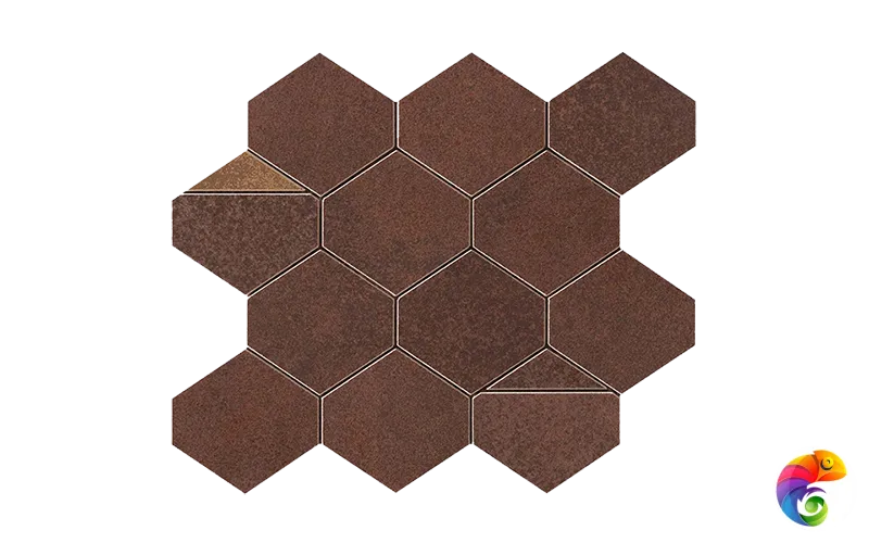 Мозаика Blaze Corten Mosaico Nest 29.4x25.8 9BNC