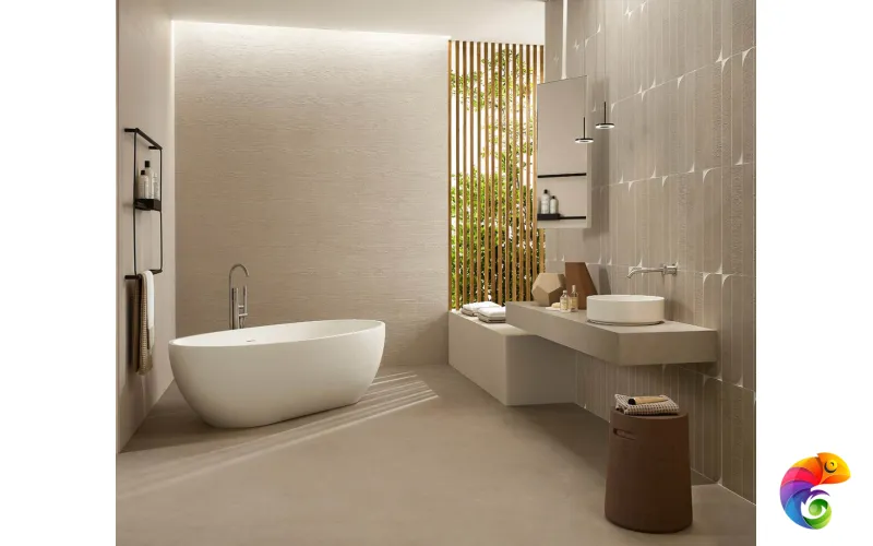 Настенная плитка Boost Natural Kaolin 50X120 50x120 A64P