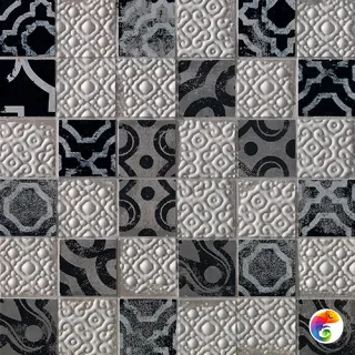 CRETA MAIOLICA GREY MOSAICO 30.5X30.5