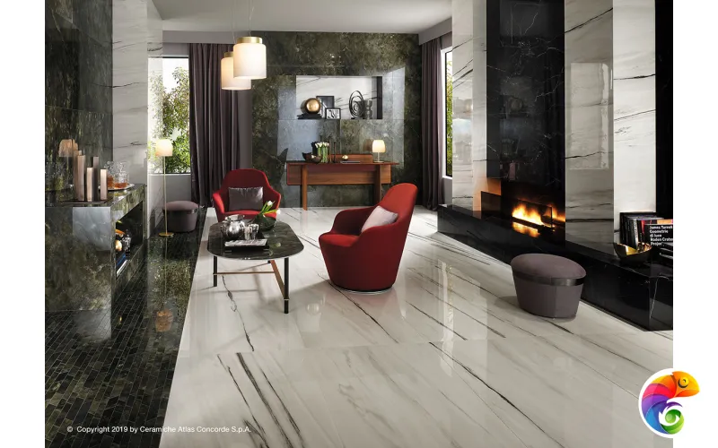 Настенная плитка Marvel Grigio Intenso 50x110 4MDI
