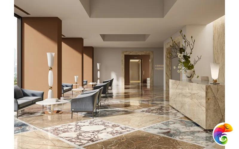 Настенная плитка Calacatta Lincoln Lux 3D 120x280 0020813