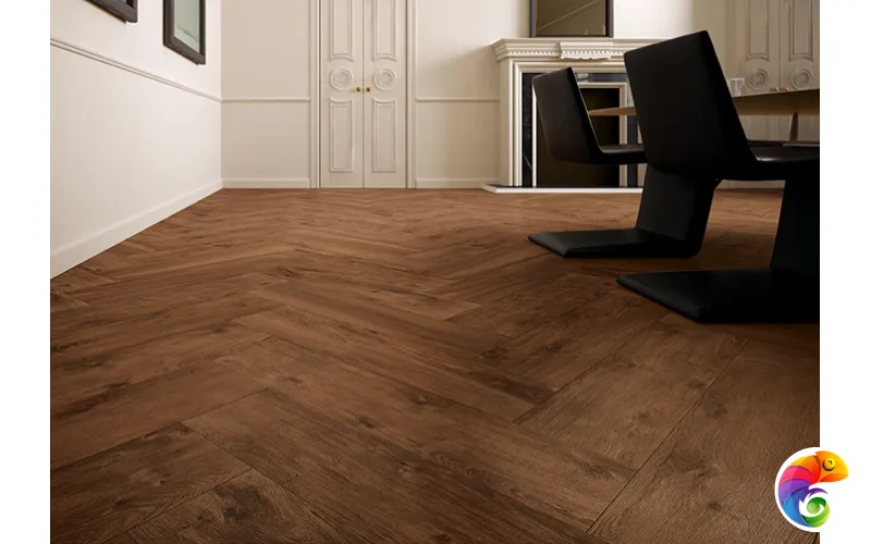 Напольная плитка Фрейм Волнат 22,5x90 Шлиф. 22.5x90 610015000336