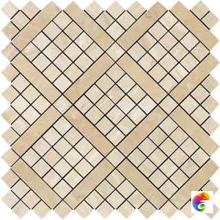 Marvel Trav.Alabastrino Diagonal Mosaic 30.5x30.5