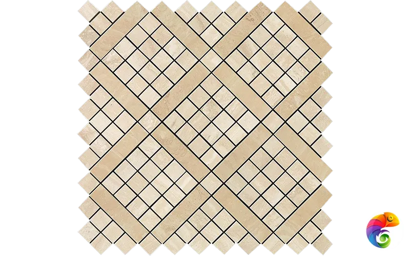 Мозаика Marvel Trav.Alabastrino Diagonal Mosaic 30.5x30.5 9MVA