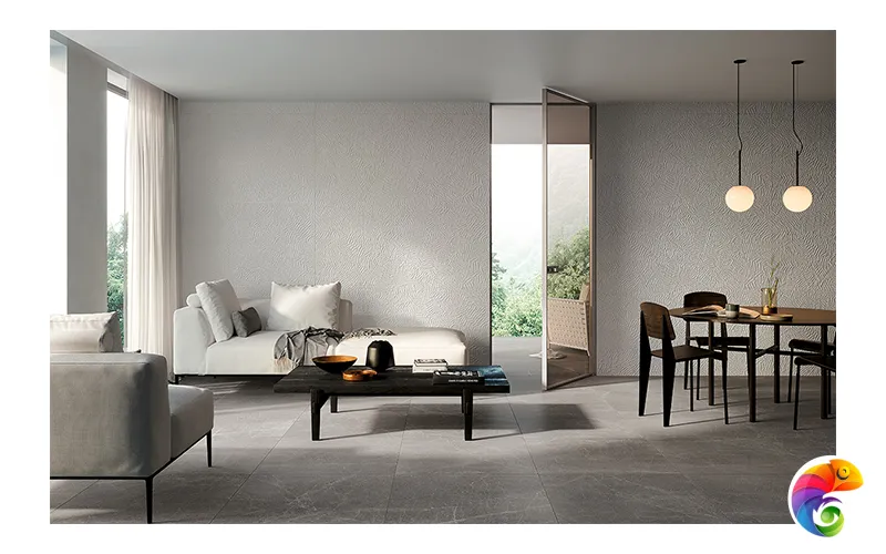 Настенная плитка Bloom 80x160 Print White 80x160 fOXJ