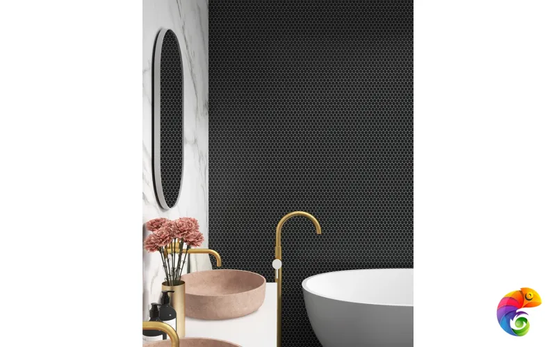 VIDREPUR CIRCLE BLACK MT (2.5x2.5) 30.6х31.4