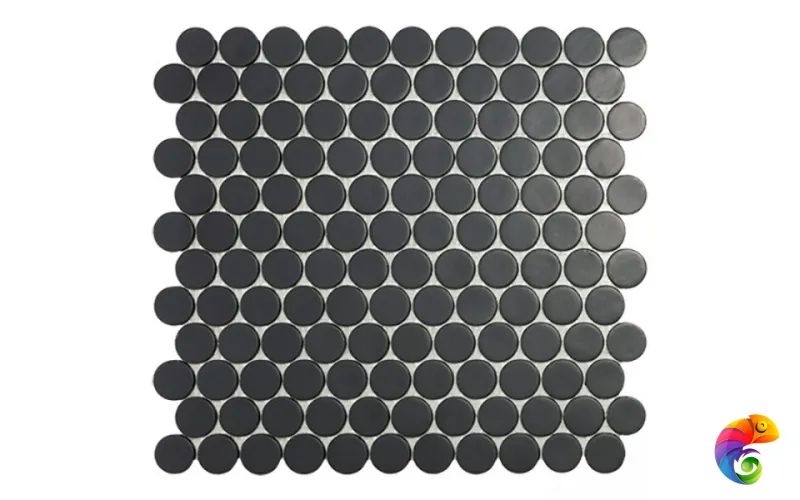 VIDREPUR CIRCLE BLACK MT (2.5x2.5) 30.6х31.4